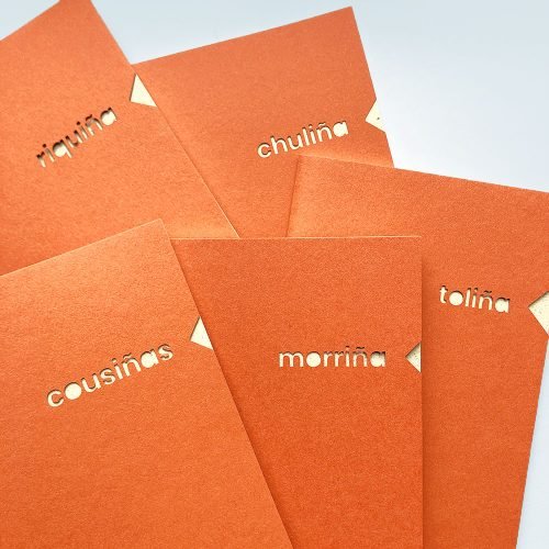 cuaderno artesanal de palabras gallegas