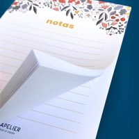 Bloc encolado de flores